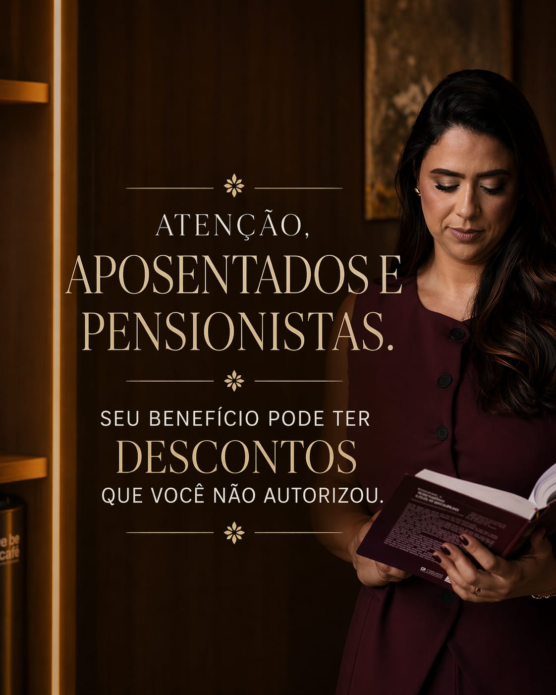 Informação sobre descontos em benefícios de aposentados